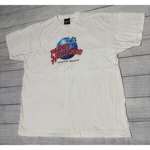 Planet Hollywood Myrtle Beach Graphic T Shirt Size 2XL 1998 Vintage